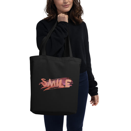 "Smile" Small Tote Bag