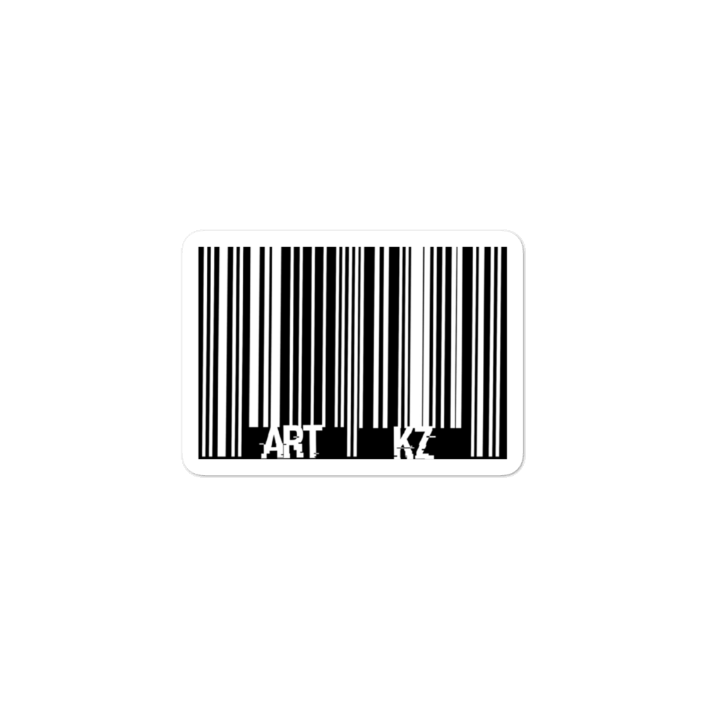 "Barcode" Sticker Black