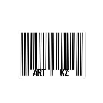 "Barcode" Sticker White
